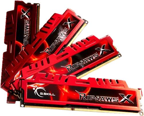 Actual product image G.Skill RipjawsX (4 x 8GB, 1600 MHz, DDR3-RAM, DIMM)