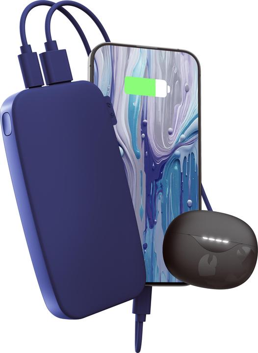 Produktbild Fresh'N Rebel Fresh 'n Rebel Powerbank 12000 mAh Blue (12000 mAh, 20 W, 44.40 Wh)
