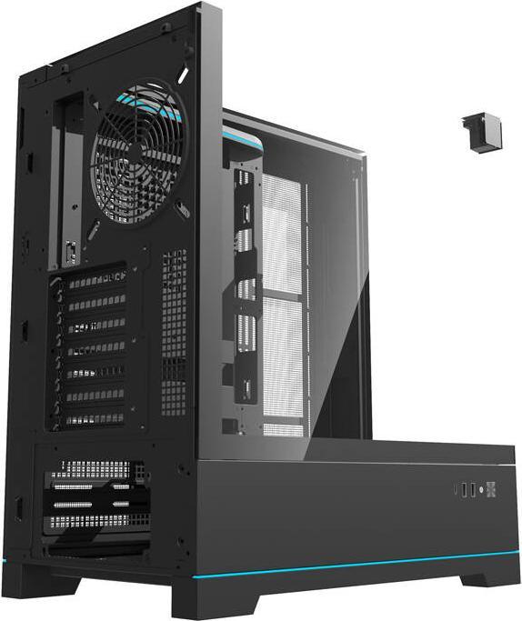 Image du produit Darkflash Tech Darkflash DY450 boîtier d'ordinateur sans ventilateurs (noir) (mATX, ATX, ITX)