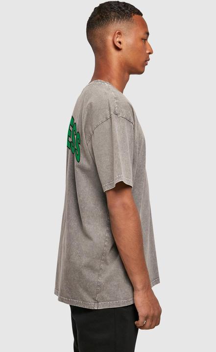 Actual product image Merchcode Attitude Acid Washed Heavy Oversized Tee - 113635 (XS)