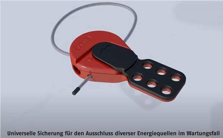 Actual product image Abus UNIV. CABLE INTERLOCK 1M (C503 SAFELEX) (100 cm)