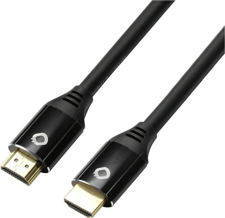 Actual product image Oehlbach Black Magic MKII HDMI AV Connection Cable 5 m Black (5 m, HDMI)