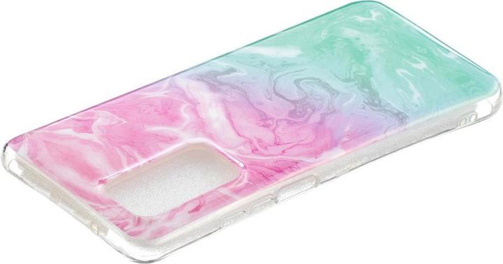 Actual product image Cover-Discount Galaxy A52 - Soft Silicone Rubber Case pink Marble (Samsung Galaxy A52s 5G, Samsung Galaxy A52 5G, Samsung Galaxy A52)