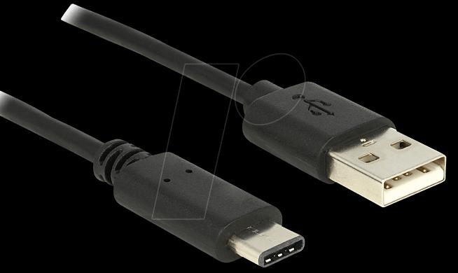 Image du produit Delock Câble USB 2.0 A-C (0.50 m, USB 2.0)