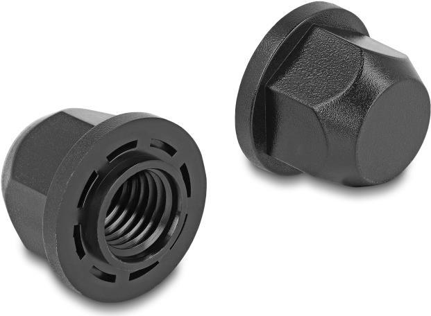 Produktbild Delock M12 Gewinde-Schutzkappe schwarz 2 Stück