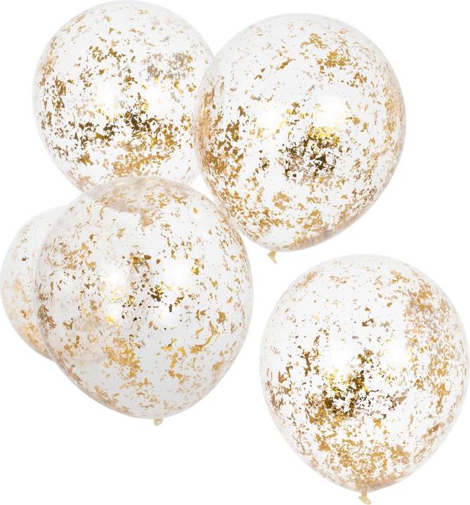 Ginger Ray Ballons pailletés or (5 pièces) (5 x)