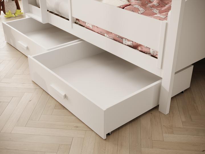 Actual product image ADRK Furniture Kinder-Etagenbett Jori mit Rausfallschutz 180x80 (180 x 80 cm)
