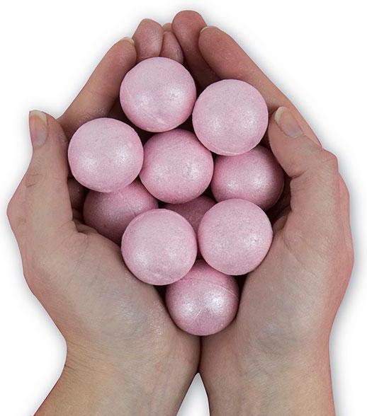 Produktbild TOP Rose Wein Badebomben (Badekugeln)