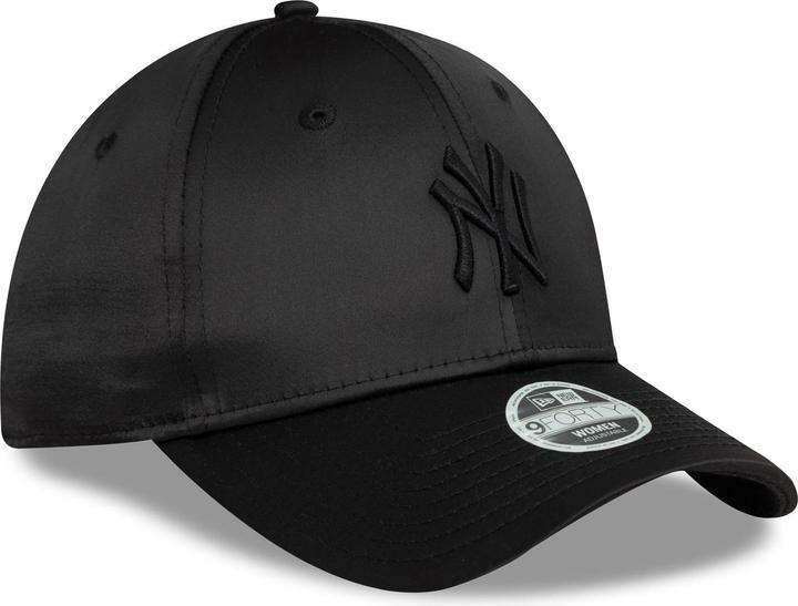 Actual product image New Era 9Forty Damen Cap - SATIN New York Yankees schwarz