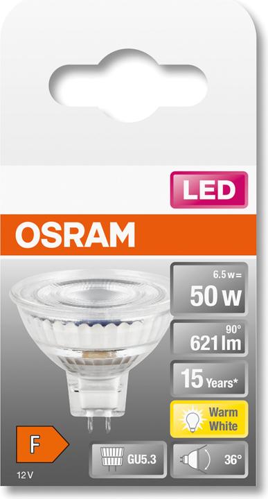 Actual product image Osram Star Mr16 (GU5.3, 6.50 W, 621 lm, 1 x, G)