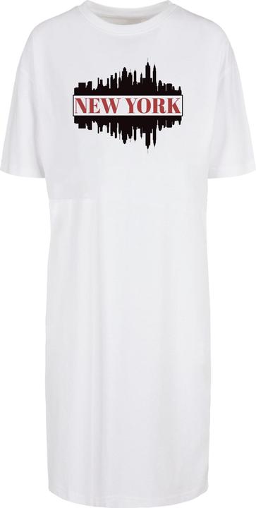 Merchcode Ladies New York Organic Oversized Slit Tee Dress - 118833 (XL)