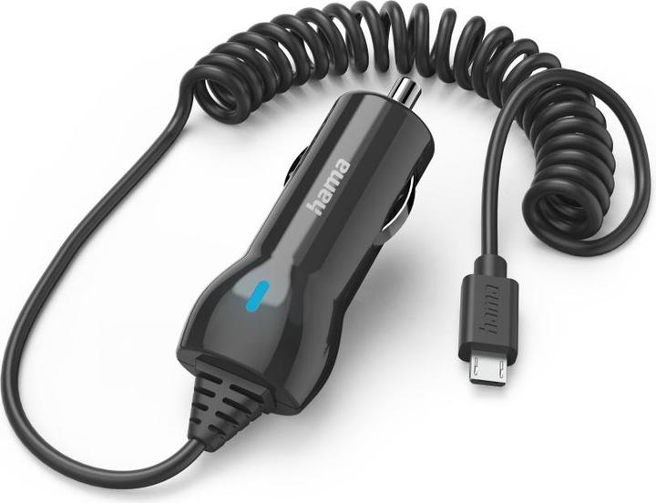 Produktbild Hama Kfz-Ladegerät, Micro-USB, 6 Watt, Schwarz