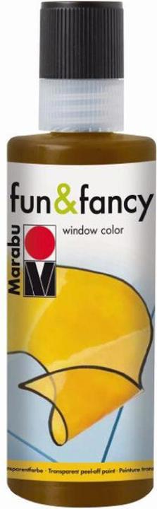 Image du produit Marabu Peinture pour fenêtre Fun & Fancy (Brun foncé, 80 ml)