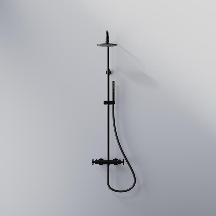 Actual product image Steinberg 250 series shower system, with thermostatic mixer, Easy Clean, 2502721