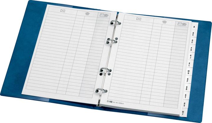 Produktbild Magni 5359000 - Karton-Ersatzeinlage DIN A5, mit 25 Blatt, für Telefonringbücher (A5, 1 Stück)
