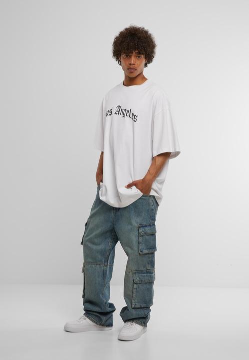 Actual product image Mister Tee MisterTee Los Angeles Wording New Huge Tee - 174595 (L)