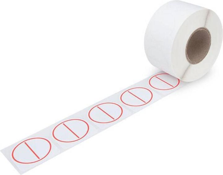 Actual product image Wago 210-813 Label for thermal transfer printing Colour of labelling field: White