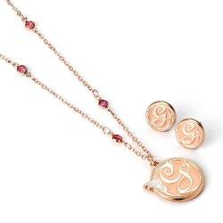 Carat WICKED Glinda Necklace and Stud Earrings Gift Set (Zink)