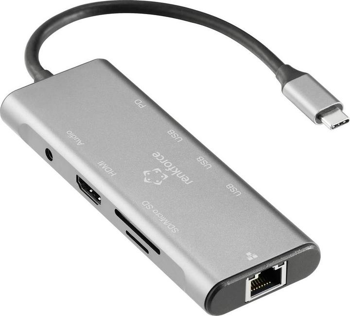 Produktbild Renkforce RF-DKS-901 (USB-C, 9 Ports)