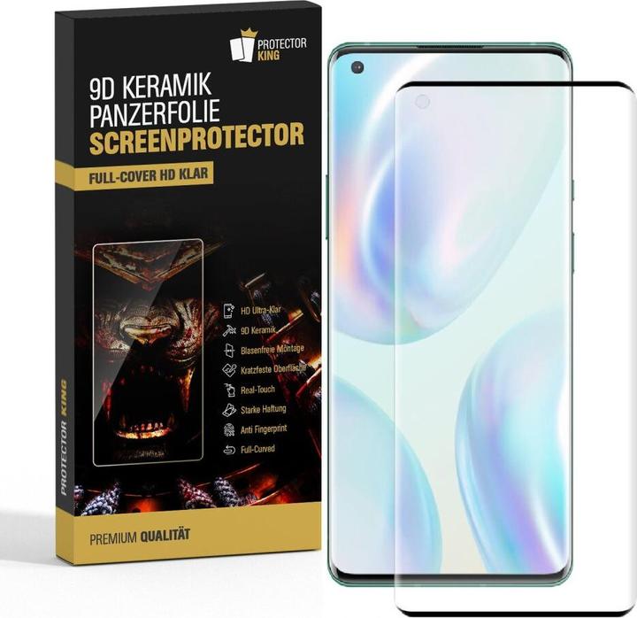 Produktbild Protectorking 3x Ceramic-Glass Full Cover HD Klar (3 Stück, OnePlus 9 Pro)
