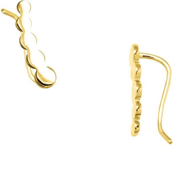Candy Ohrringe Breeze, 925 Sterling Silber, vergoldet (925er Sterlingsilber, 18k vergoldet)
