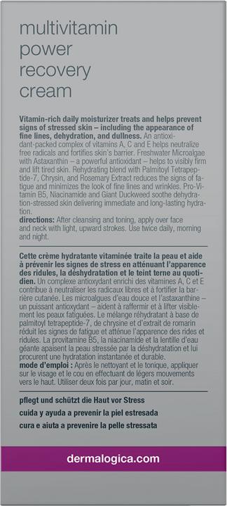 Actual product image Dermalogica Multivitamin Power - Multivitamin Power Recovery Cream (50 ml, Face toner)