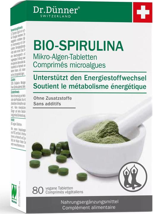 Produktbild Dr. Dünner PhytoWorld BioSpirulina Tabletten (80 Stück, Tabletten, 64 g)