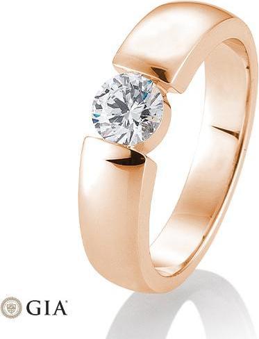 Breuning Ring Spann 0,40-0,60 ct. (52, 585/14 K Gold)