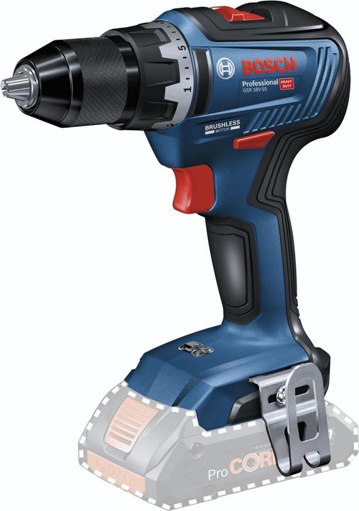 Productafbeelding Bosch Professional GSR 18V-55 (Oplaadbare batterij)