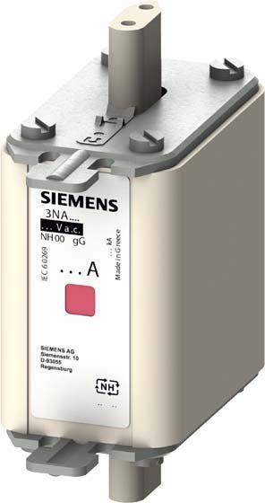 Actual product image Siemens SIEM 3NA7824-6 NH fuse link gL/gG size 00, 80A, AC690