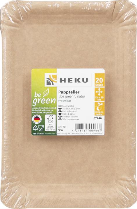 Heku Papieren wegwerpborden (20 x)
