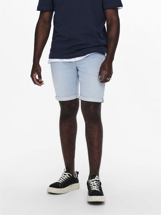 Produktbild Only & Sons ONSPly Life Blue Jog Jeansshorts (XS)