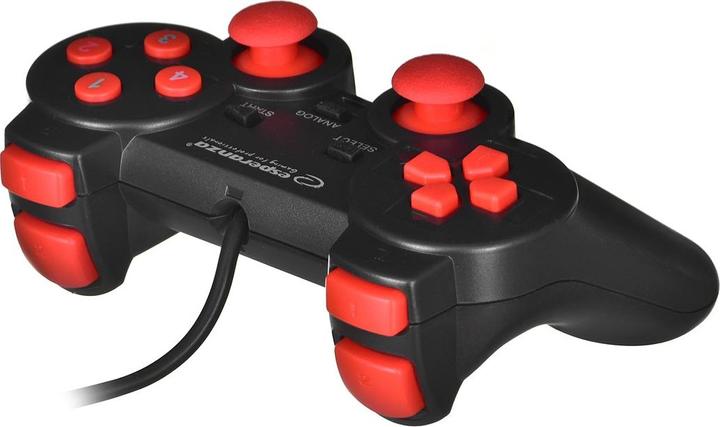 Actual product image Esperanza EGG102R Gaming Controller, USB 2.0 Gamepad Analog / Digital PC (PC)