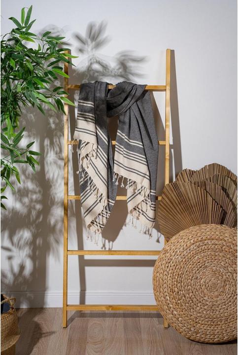 Immagine prodotto Foutastic Strandtuch New Diamond Black, Schnelltrocknend: Ja, Breite (90 x 170 cm)
