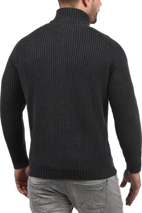 Immagine prodotto Solid Xenos Cardigan Giacca In Maglia Grossa Maglieria Da Uomo Con Collo Alto In Cotone 100% (XXL)
