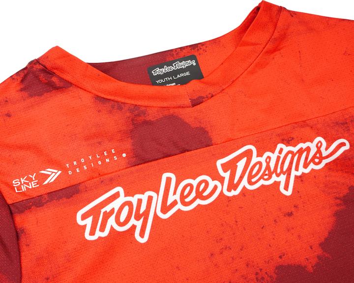 Image du produit Troy Lee Designs Skyline SS Jersey, Flared, fiery red, youth L (L)