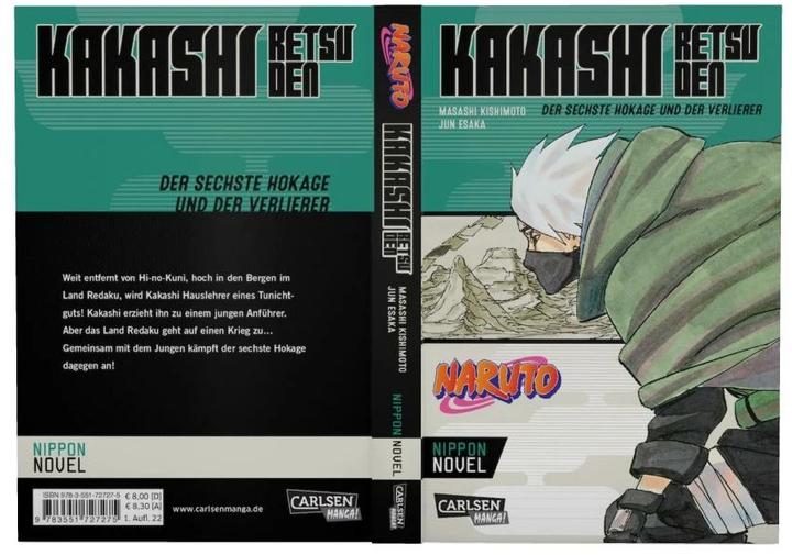 Image du produit Naruto: Kakashi Retsuden - Der sechste Hokage und der Verlierer (Nippon Novel) (Allemand, Masashi Kishimoto, 2022)
