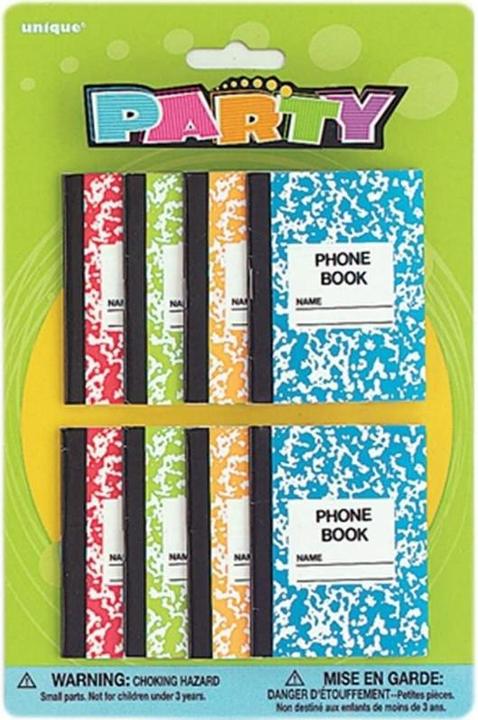 Produktbild Unique Party Telefonbuch Partygeschenke 8erPack