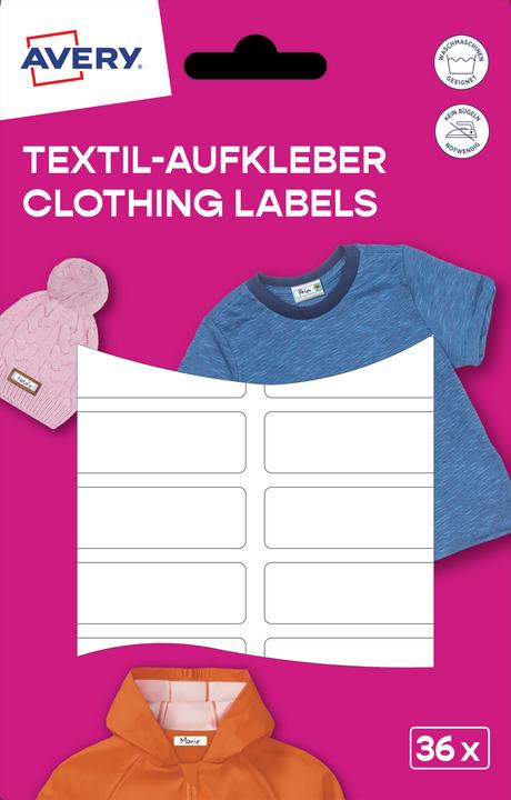 Produktbild Avery Textil-Etiketten