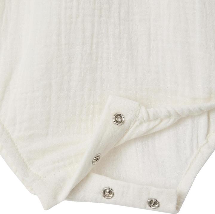 Actual product image Vertbaudet Baby Body aus Musselin mit Volantkragen (80)