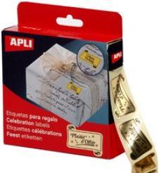 Immagine prodotto Agipa etichette in apli con testo francese "Plaisir d'offrir".