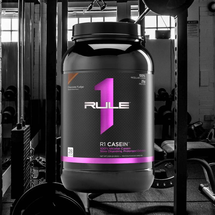 Actual product image Rule 1 R1 Casein Protein (Chocolate Fudge, 1 pcs., 1160 g)