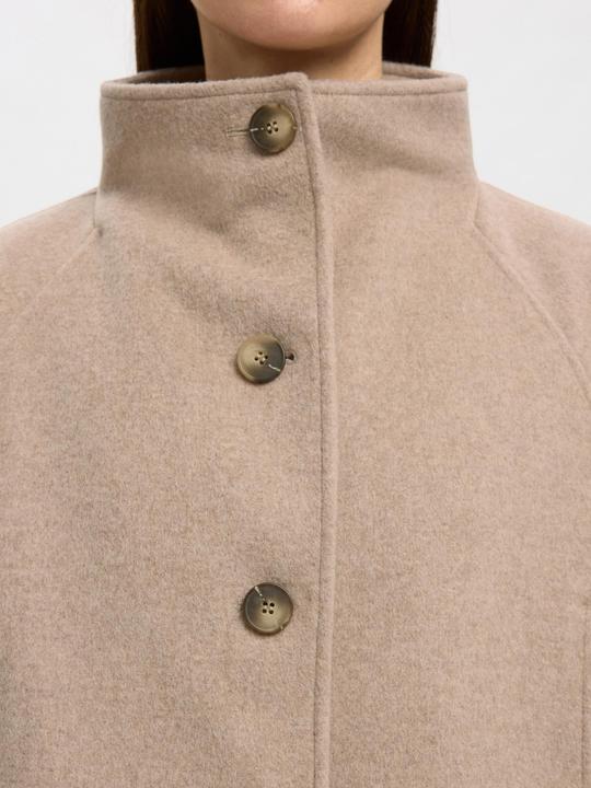Actual product image Selected Femme Slfvinni Wool Blend Coat Noos (38)