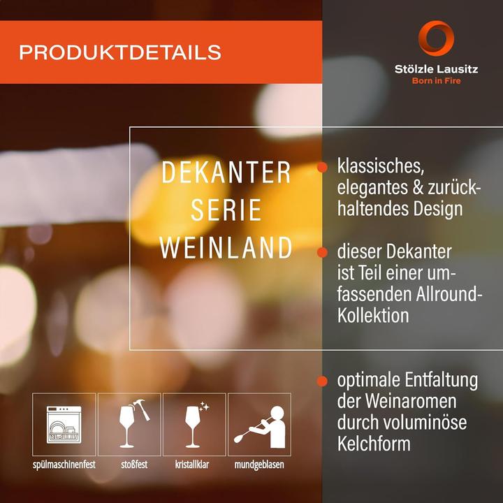 Produktbild Stölzle Decanter Weinland (0.75 l)