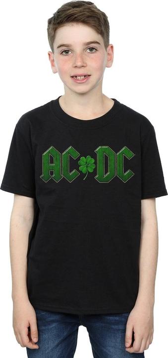 Immagine prodotto AC/DC Maglietta con logo quadrifoglio ragazzi (140, 146)