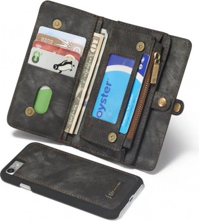 Immagine prodotto Caseme Custodia per carte di credito a portafoglio in vera pelle per Apple iPhone 8 (Apple iPhone 8)