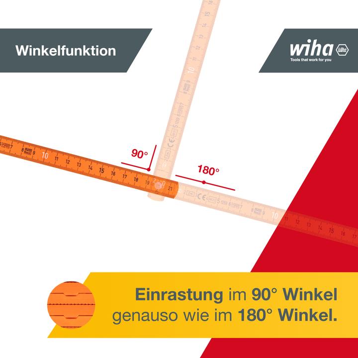 Image du produit Wiha Longlife (centimètres, mm)