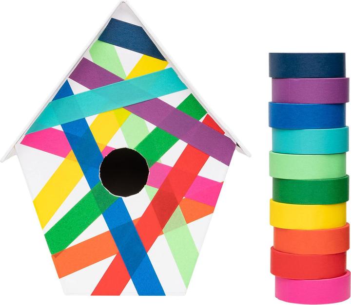 Immagine prodotto Colorations Nastro Washi a tinta unita, set da 10