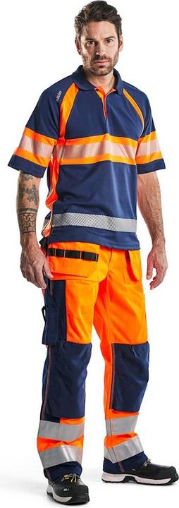 Actual product image Blakläder unisex high visibility trousers HIGH-VIS "1533" orange size 110