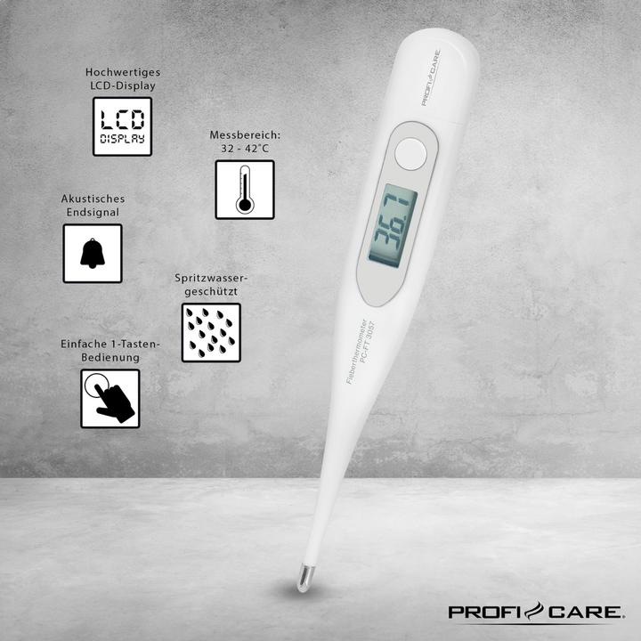 Immagine prodotto Profi-Care Termometro clinico (Ascella, Orale, Rettale)